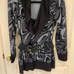 Frank Lyman Belted Tunic